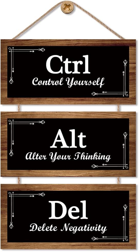 Alter Your Thinking Rustic Office Decoration