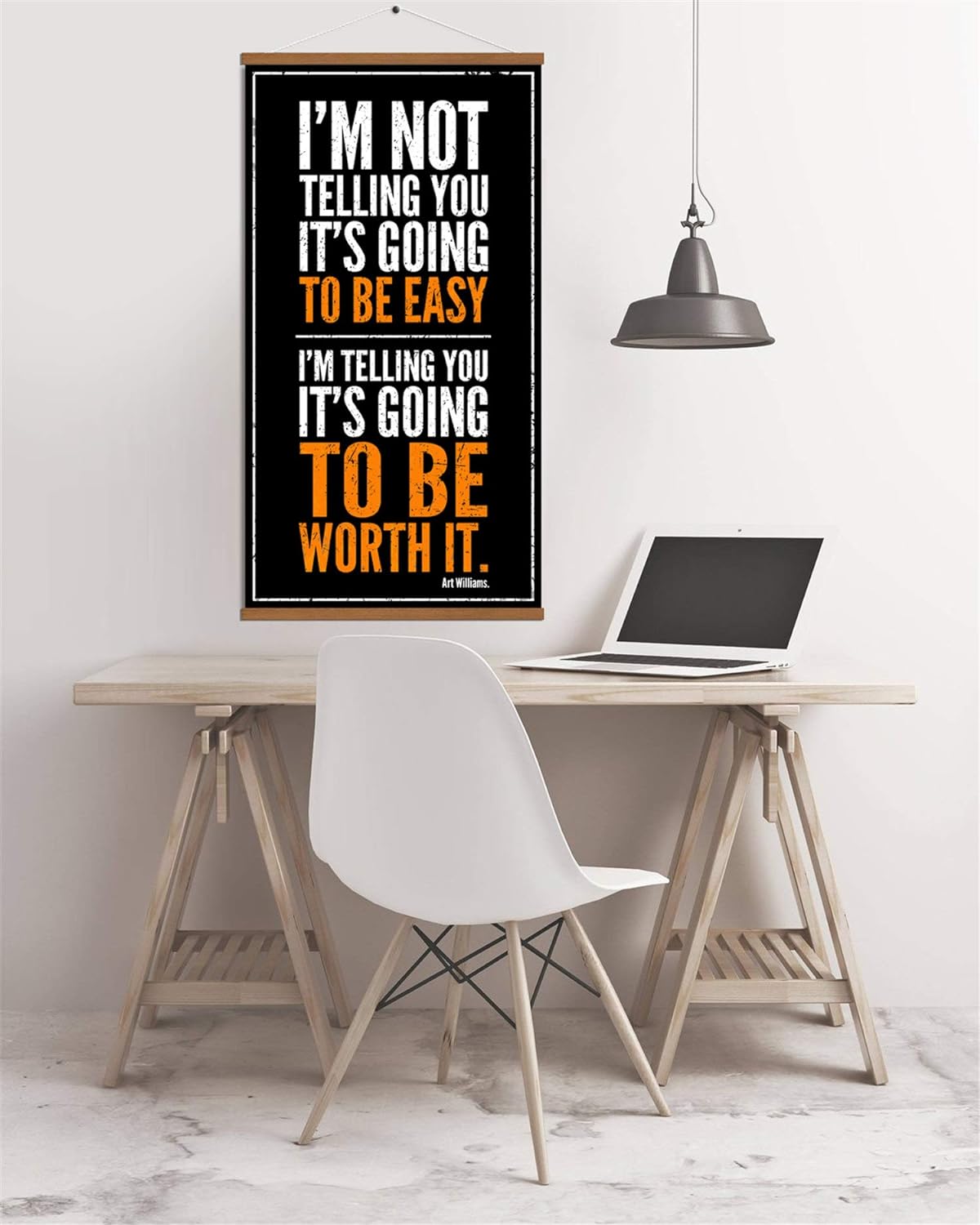 Arthur Williams Inspirational Print Quote Poster