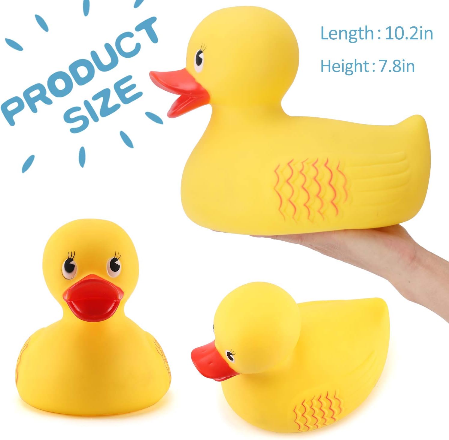 Jumbo Size Classic Yellow Rubber Duck